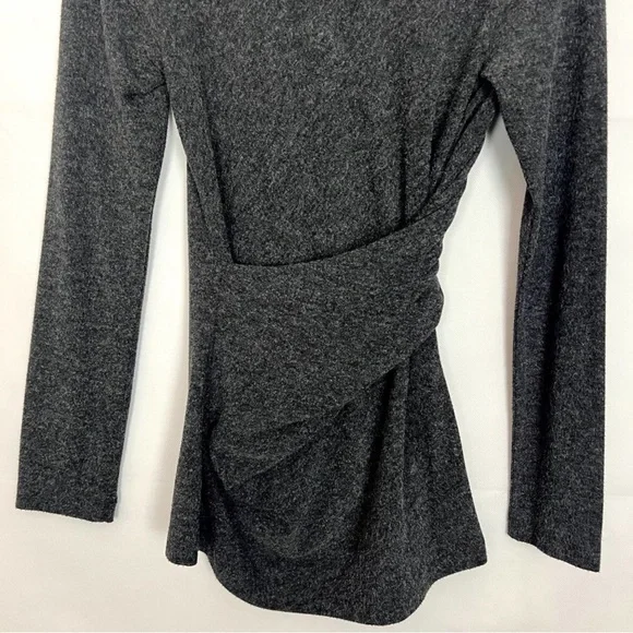 T Alexander Wang CharcoalGray Long Sleeve Top - Picture 5 of 8